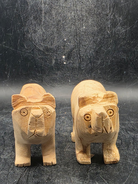 Palo santo "holy wood" bear figurine!! 3 inches long!