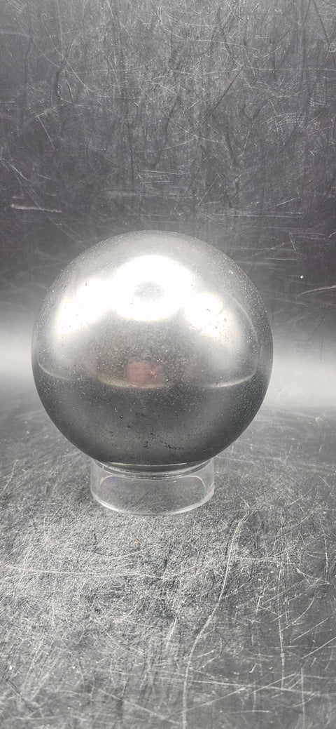 Polished Shungite sphere! 59mm, 2.3 inches, 6 ounces