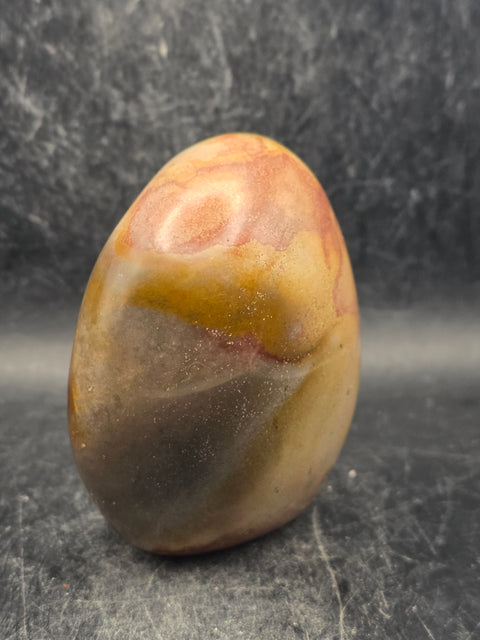 Polychrome jasper free form! 14.3 ounces, 3.1 inches tall, 2.9" wide