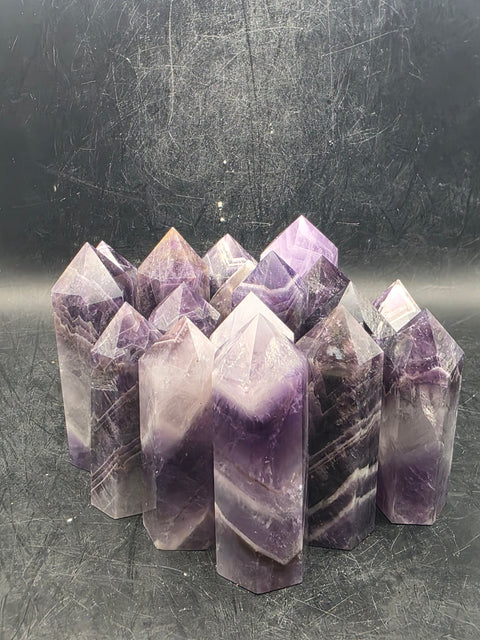 Dream chevron amethyst tower! 2 too 2.5 inches tall