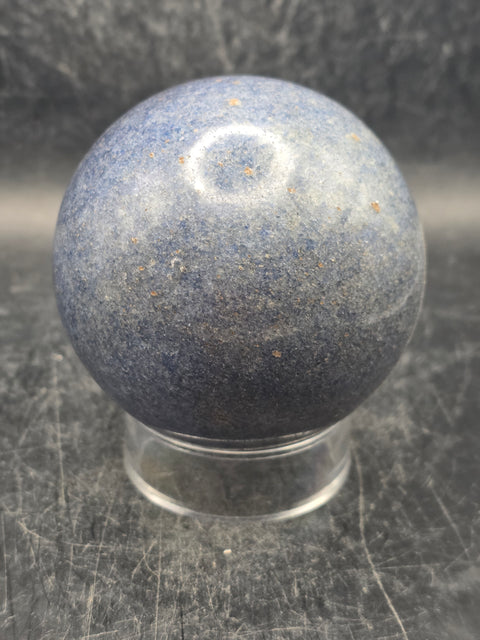 Lazulite sphere! 15.3 ounces, 67mm, 2.6 inches