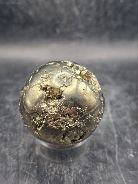 Pyrite sphere! 45.4mm, 1.7 inches, 7.8 ounces