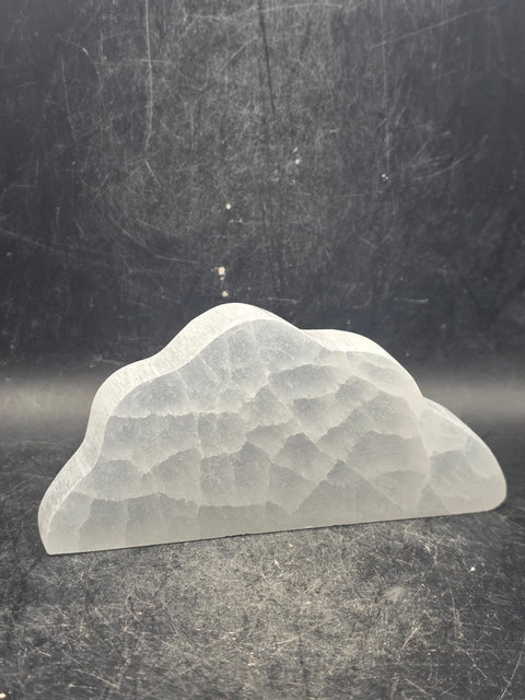 Selenite cloud carving! 4 inches wide, 1.8 inches tall!