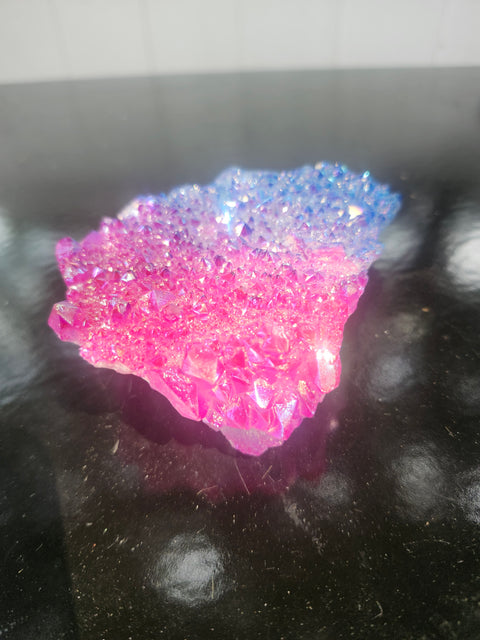 Blue and pink aura quartz 6.6 ounces