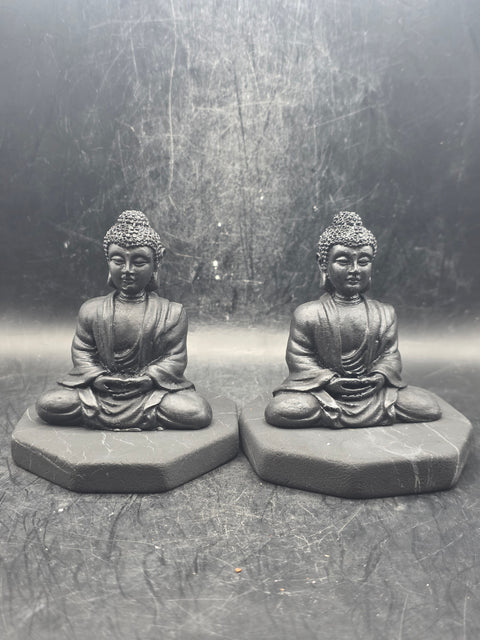 Shungite Buddha figurine! 5.6 ounces, 3.4 inches tall!