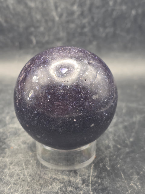 Lepidolite sphere! 51.8mm, 2 inches, 6 ounces