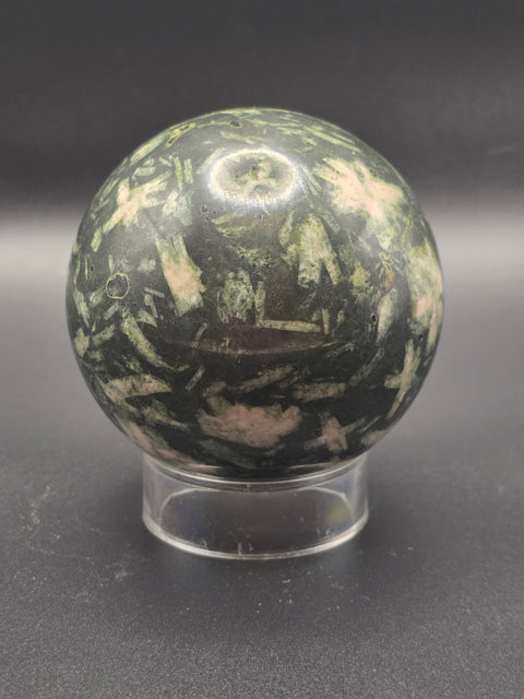 Porphyry sphere! 71.2mm, 2.8 inches, 1.3 pounds