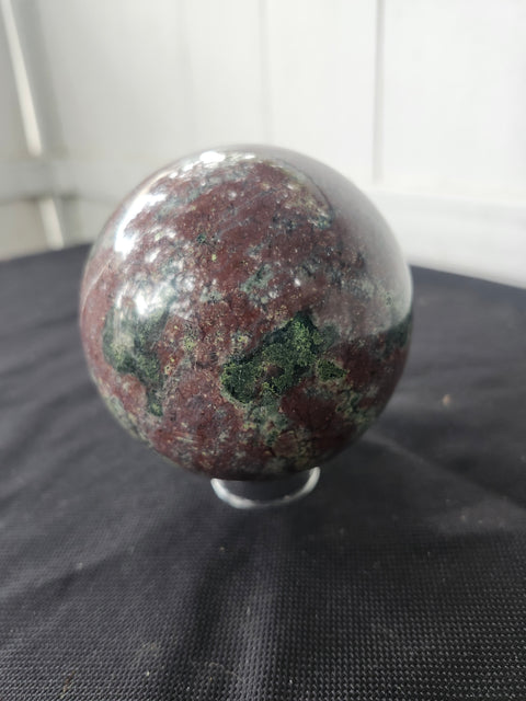 1.8 pound, 3.5 inch ocean jasper sphere