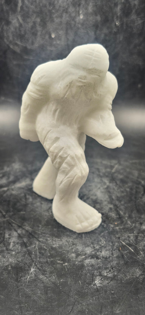 White calcite sasquatch! 3.2 ounces, 3.5 inches tall!
