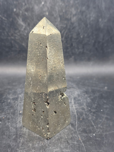 Pyrite tower! 9.5 ounces, 3.8 inches tall