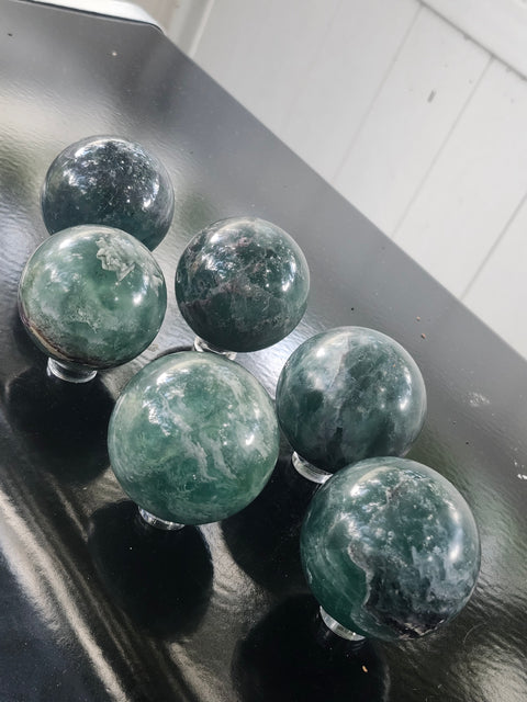 Florite sphere! 6 ounces, 49mm, 1.9 inches