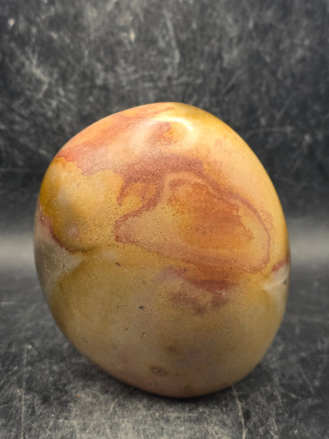 Polychrome jasper free form! 14.3 ounces, 3.1 inches tall, 2.9" wide