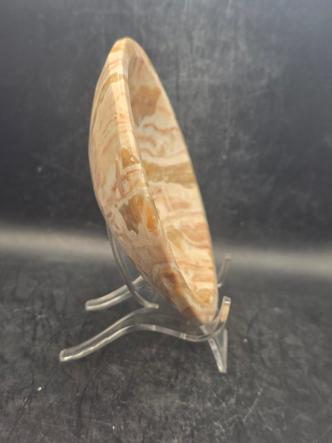 Large banded onyx bowl! 4.9 inches wide!