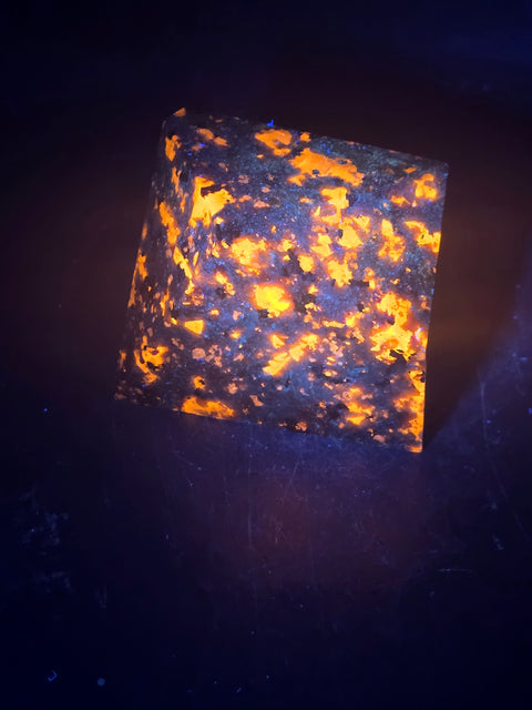 Flame stone free form! 7 ounces, 2.4 inches by 2.2 inches