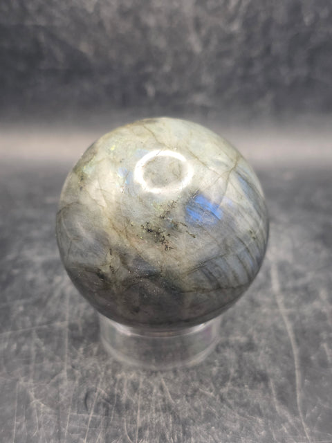Labradorite sphere! 49.9mm, 1.9 inches, 6.2 ounces