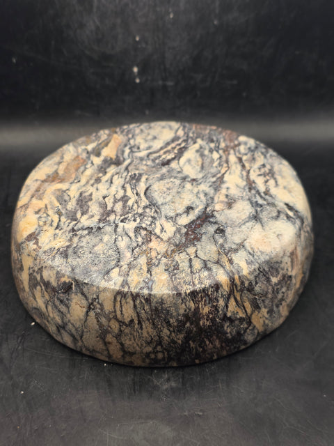 Batik jasper round bowl! 5.2 inches wide, 1.7 pounds!