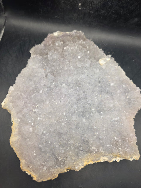 Amethyst flower formation plate! 1.8 pounds, 7.1 inches tall, 6.1" wide