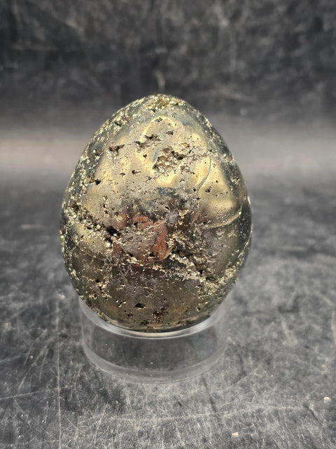 Pyrite egg! 5.6 ounces, 1.9 inches  tall