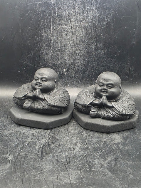 Shungite Chinese Buddha figurine! 2.5 inches tall, 8 ounces