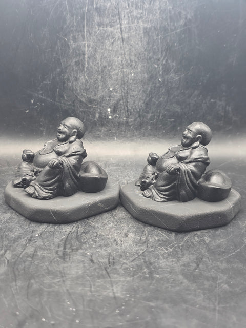 Shungite hotei figurine! 2.7 inches tall, 5.2 ounces!