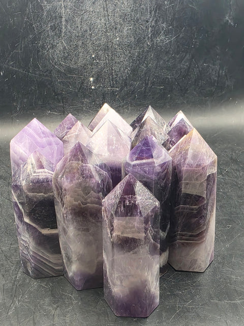Dream chevron amethyst tower! 2 too 2.5 inches tall