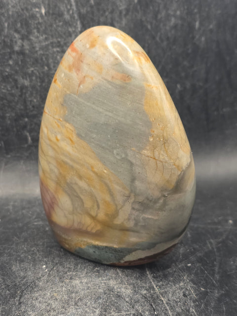 Polychrome jasper free form! 11.2 ounces, 3.4 inches tall, 2.5" wide