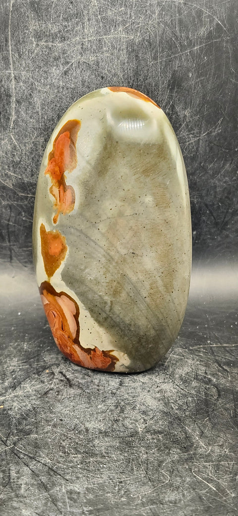 Polychrome jasper free form! 4 inches tall, 12 ounces