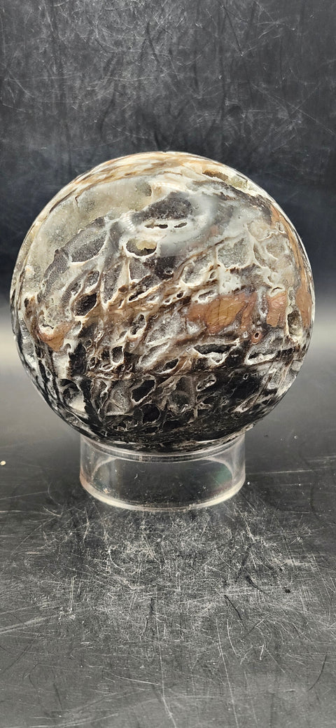 Sphalerite sphere! 77mm, 3 inches, 1.2 pounds!