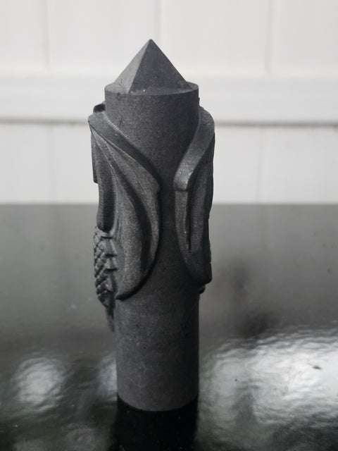 Shungite dragon towers style 2! 4 inches tall 3.5 to 4 ounces