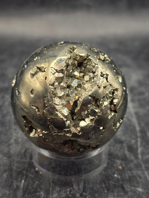 Pyrite sphere! 44.5mm, 1.7 inches, 7 ounces