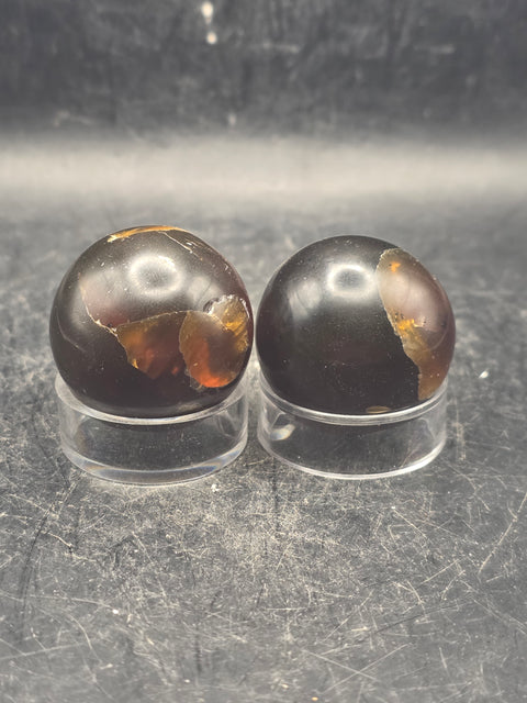 Polished Amber sphere! 1.2 inches, 30mm!