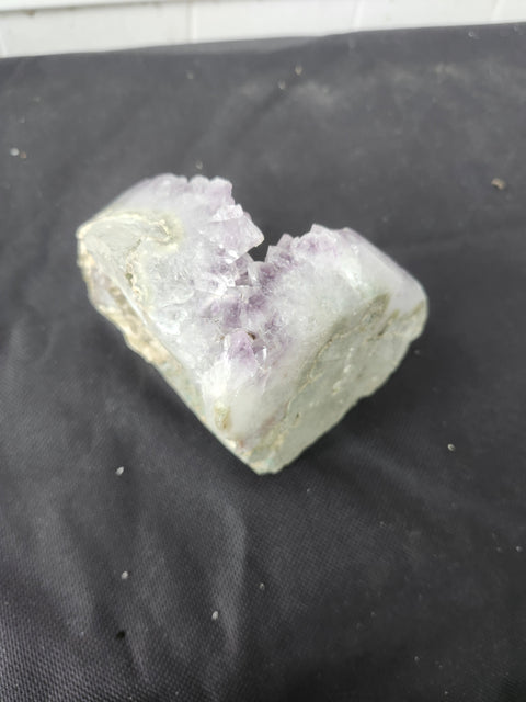 1.3 pound, 4.5 inch tall amethyst geode free form