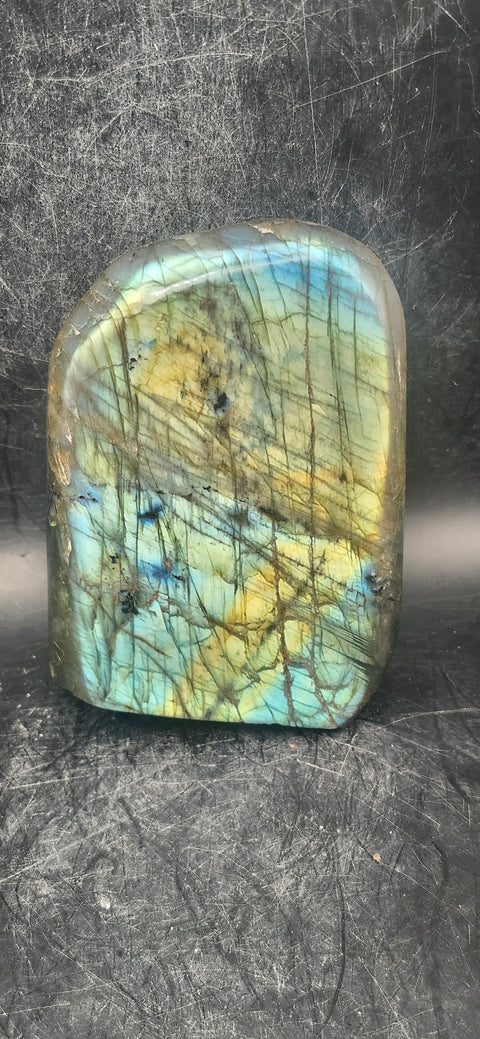 Labradorite free form! 1.1 pounds, 3.5 inches tall, 2.5 inches wide