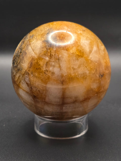 Large golden healer sphere! 79mm, 3.1 inches, 1.8 pounds