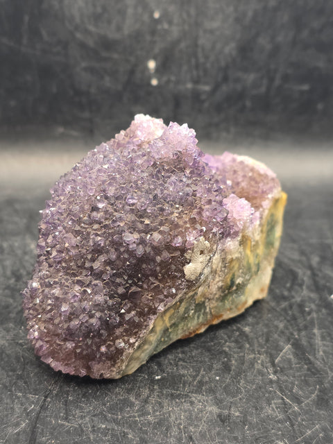 Amethyst special formation cluster! 9 ounces, 3.5 by 2 inches