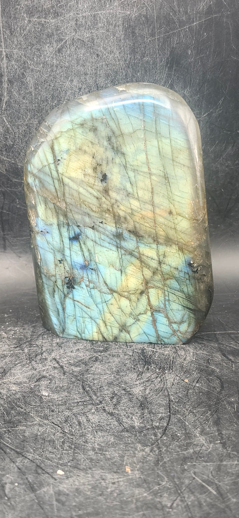 Labradorite free form! 1.1 pounds, 3.5 inches tall, 2.5 inches wide