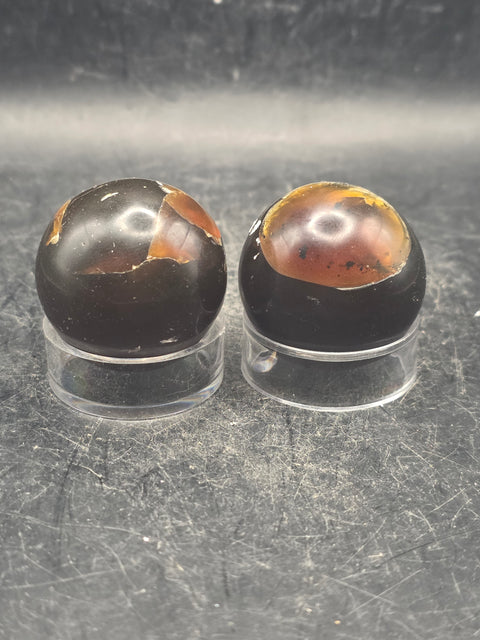 Polished Amber sphere! 1.2 inches, 30mm!