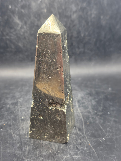 Pyrite tower! 9.5 ounces, 3.8 inches tall