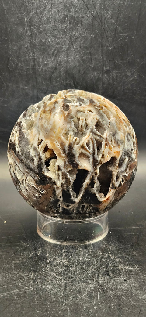 Sphalerite sphere! 77mm, 3 inches, 1.2 pounds!