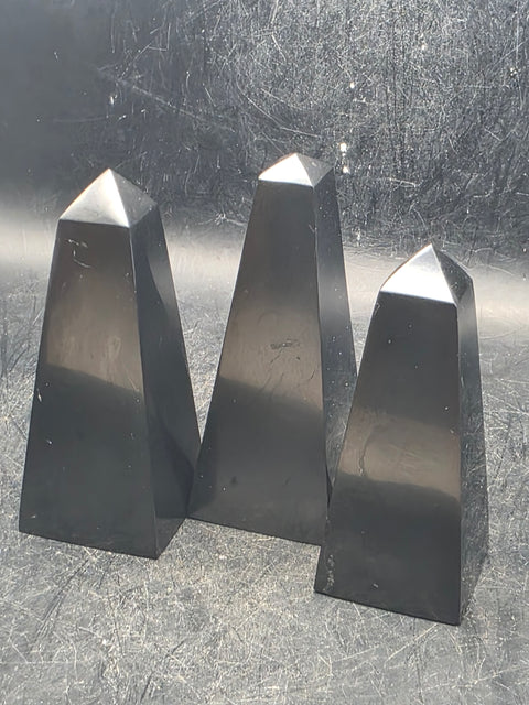 Shungite tower! 2.7 too 3 inches tall