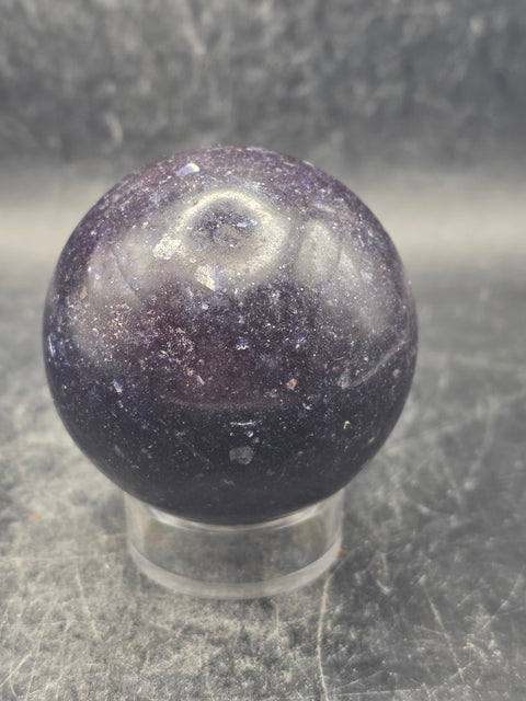 Lepidolite sphere! 51.8mm, 2 inches, 6 ounces
