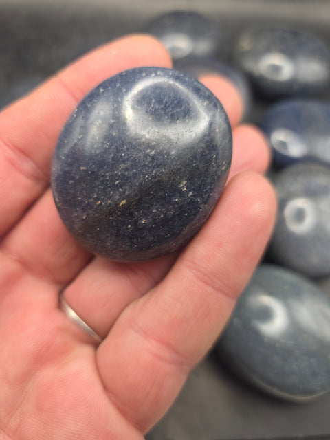 Lazulite palm stone! 1.6 too 2 inches